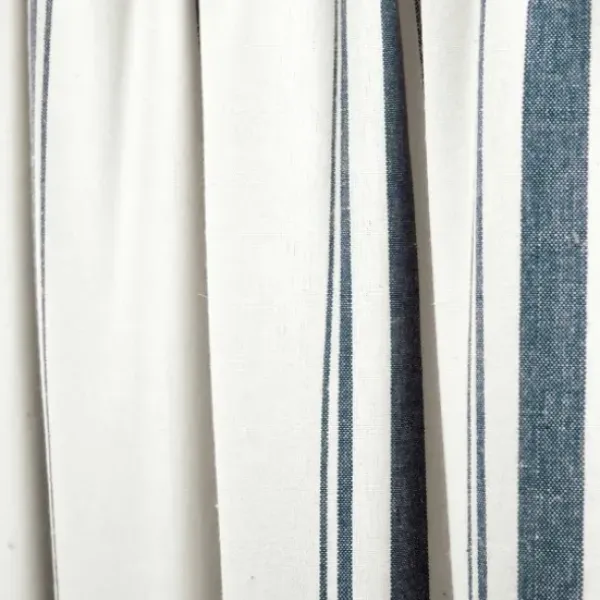 Curtains & Drapes-Kirkland's Home Twist Top Curtain Panel, 84 In. Blue