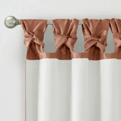 Curtains & Drapes-Kirkland's Home Twist Top Curtain Panel, 84 In. Tan