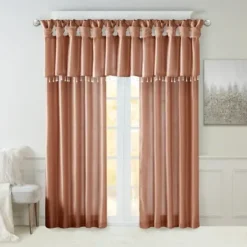 Curtains & Drapes-Kirkland's Home Twist Top Curtain Panel, 84 In. Tan
