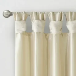Curtains & Drapes-Kirkland's Home Twist Top Curtain Panel, 108 In. Blue