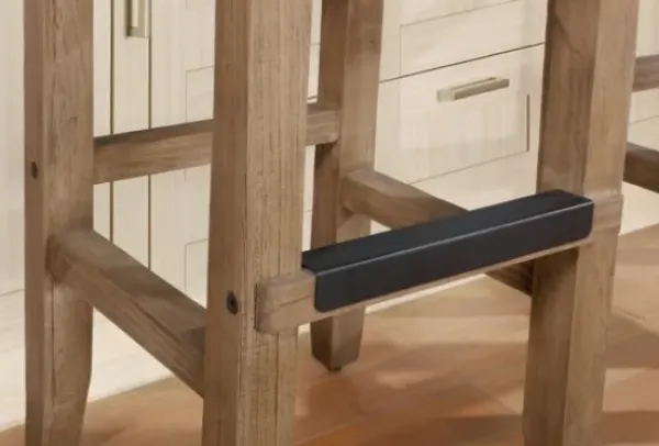 Bar Stools & Counter Height Stools-Kirkland's Home Twisted Seagrass And Wood Bar Stool Tan
