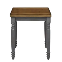 Coffee Tables-Kirkland's Home Two Tone Coffee Table And End Tables, Set Of 3 Gray