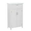 Cabinets & Sideboards-Kirkland's Home Two-Door Top Shelf Cabinet White