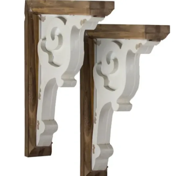 Shelves-Kirkland's Home Two-Tone Corbel Shelf Brackets, Set Of 2