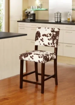 Bar Stools & Counter Height Stools-Kirkland's Home Udder Madness Counter Stool Brown