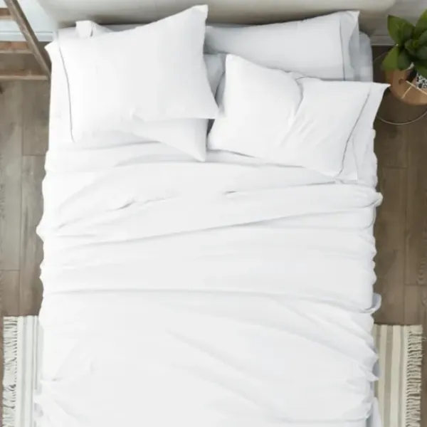 Bed Sheets-Kirkland's Home Ultra Soft 6-Pc. Queen Sheet Set White