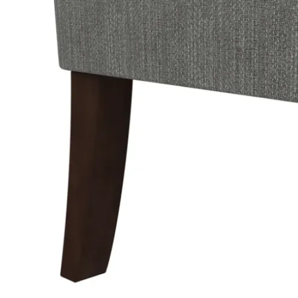 Accent Chairs-Kirkland's Home Upholstered Button Tufted Accent Chair Gray