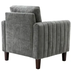 Accent Chairs-Kirkland's Home Upholstered Club Accent Chair Gray