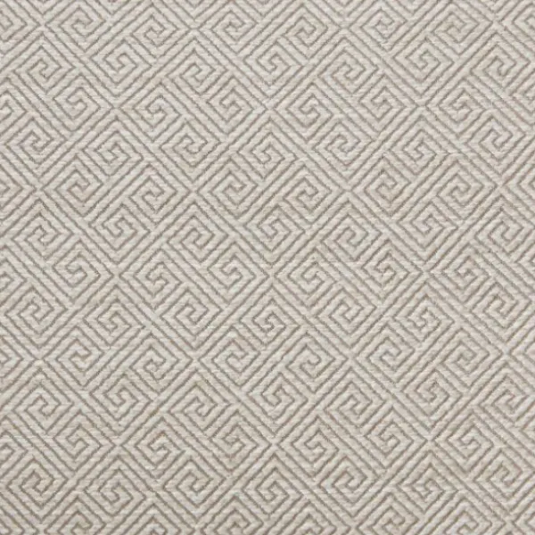Accent Chairs-Kirkland's Home Upholstered Flared Arm Swivel Accent Chair Ivory
