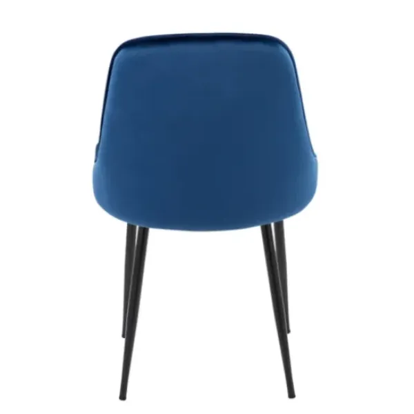 Dining Chairs-Kirkland's Home Upholstered Metal Dining Chairs, Set Of 2 Blue