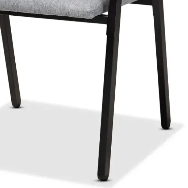 Dining Tables-Kirkland's Home Upholstered Metal Frame 5-Pc. Dining Set Gray