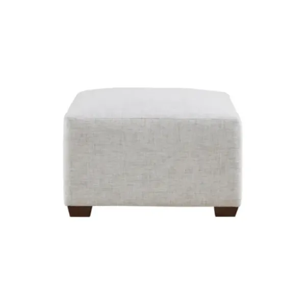 Sofas & Loveseats-Kirkland's Home Upholstered Modular Ottoman Ivory