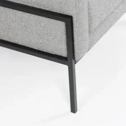 Accent Chairs-Kirkland's Home Upholstered Square Accent Chair Gray