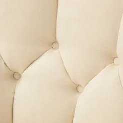 Accent Chairs-Kirkland's Home Upholstered Tufted Wingback Accent Chair Ivory