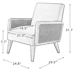 Accent Chairs-Kirkland's Home Upholstered Velvet Accent Chair Gray