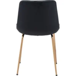 Dining Chairs-Kirkland's Home Upholstered Velvet Dining Chairs, Set Of 2 Black