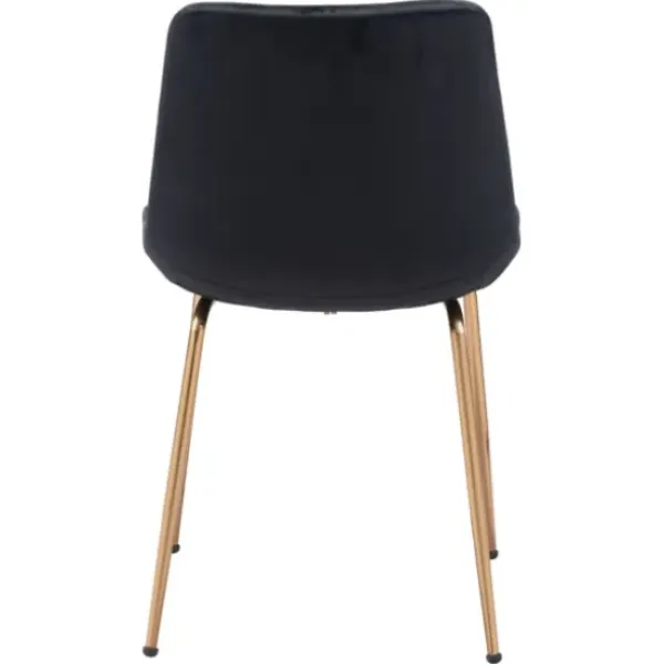 Dining Chairs-Kirkland's Home Upholstered Velvet Dining Chairs, Set Of 2 Black