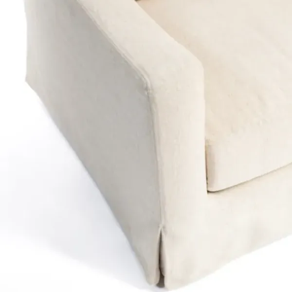 Sofas & Loveseats-Kirkland's Home Upholstered Weekend Sofa Ivory