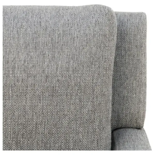 Accent Chairs-Kirkland's Home Upholstered Wood Trim Accent Chair Gray