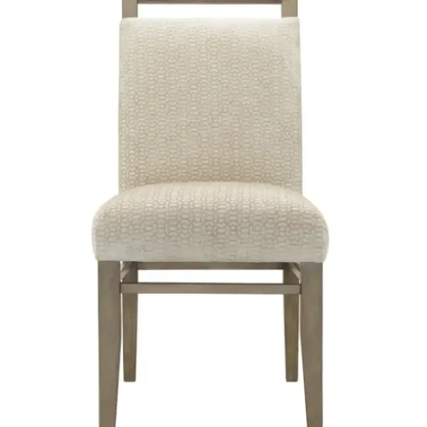 Dining Chairs-Kirkland's Home Upholstered Wooden Dining Chairs, Set Of 2 Ivory