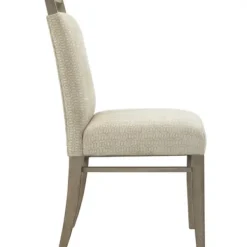 Dining Chairs-Kirkland's Home Upholstered Wooden Dining Chairs, Set Of 2 Ivory