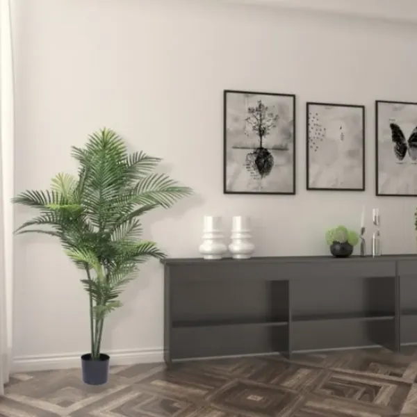 Trees & Topiaries-Kirkland's Home Uv-Safe Robellini Palm Tree In Nursery Planter