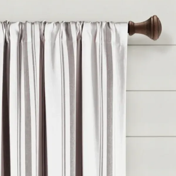 Curtains & Drapes-Kirkland's Home Vanilla Sateen Curtain Panel Set, 84 In. White