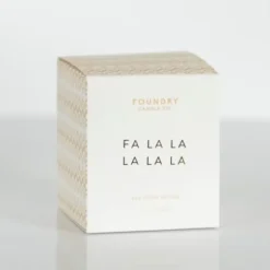 Candles-Kirkland's Home Vanilla Spice Fa La La Jar Candle White