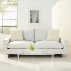Pillows-Kirkland's Home Vanilla Woven Stripes Throw Pillows, Set Of 2 Ivory
