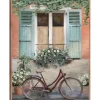Framed Art-Kirkland's Home Velo De Montpellier Framed Canvas Art Print Orange/Blue