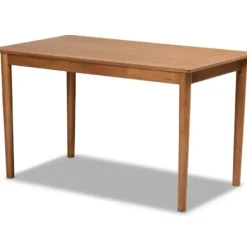 Dining Sets-Kirkland's Home Velvet And Walnut Bench 4-Pc. Dining Set Gray