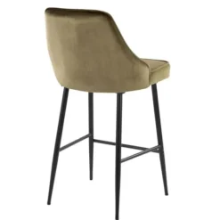 Bar Stools & Counter Height Stools-Kirkland's Home Velvet Upholstered Counter Stools, Set Of 2 Green