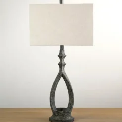 Table Lamps-Kirkland's Home Venecian Bronze Table Lamp White
