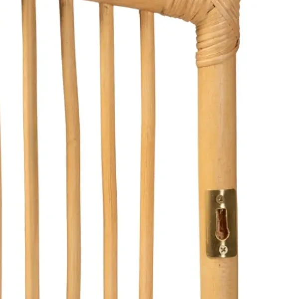Beds & Headboards-Kirkland's Home Vertical Weave Rat Queen Headboard Tan