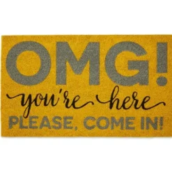 Doormats-Kirkland's Home Vine Rubber Doormat, 36X24 Black