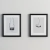 Framed Art-Kirkland's Home Vintage Camera & Phone 2-Pc. Framed Art Print Set White