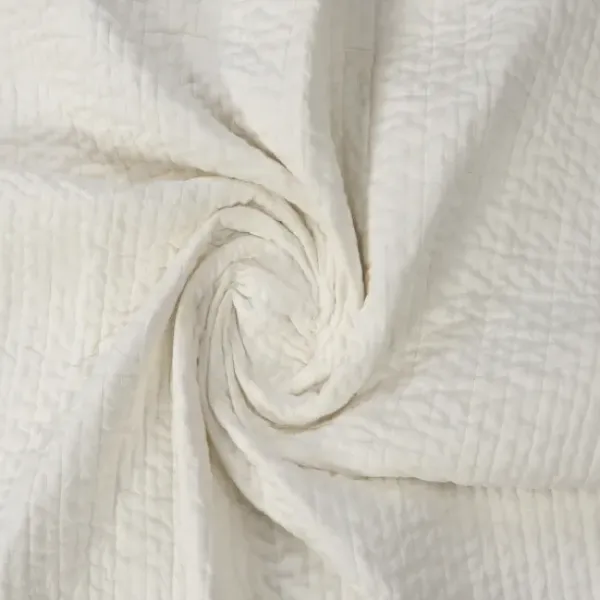Blankets & Throws-Kirkland's Home Vintage Cotton Fringe Throw Ivory