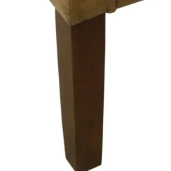 Accent Chairs-Kirkland's Home Vintage Faux Leather Swoop Accent Chair Brown
