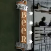 Wall Quotes & Signs-Kirkland's Home Vintage Led Metal Craft Beer Bar Marquee Plaque Brown/Silver