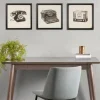 Framed Art-Kirkland's Home Vintage Model Framed Art Prints, Set Of 3 Black/Ivory