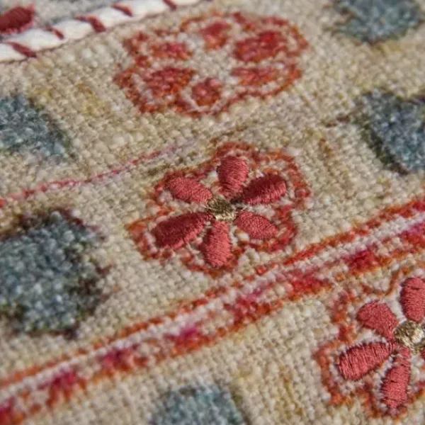 Pillows-Kirkland's Home Vintage Prints Cotton Lumbar Pillow Multi