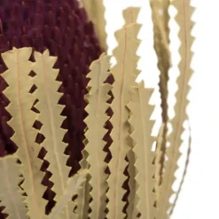 Stems & Bouquets-Kirkland's Home Violet Dried Jumbo Banksia Stems, Set Of 3 Purple