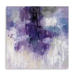 Canvas Art-Kirkland's Home Violet Rain Canvas Art Print Blue