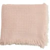 Blankets & Throws-Kirkland's Home Waffle Weave Throw Blanket Pink