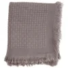 Blankets & Throws-Kirkland's Home Waffle Weave Throw Blanket Gray