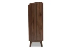 Dressers & Chests-Kirkland's Home Walnut 5-Drawer Wood Chest Brown