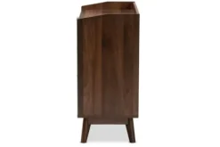 Dressers & Chests-Kirkland's Home Walnut 3-Drawer Wood Chest Brown