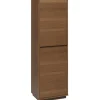 Bookshelves-Kirkland's Home Walnut Wood 2-Door Modern Bookshelf