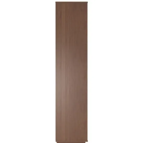 Bookshelves-Kirkland's Home Walnut Wood 2-Door Modern Bookshelf