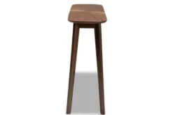Console Tables-Kirkland's Home Walnut Wood Frame Splayed Legs Console Brown